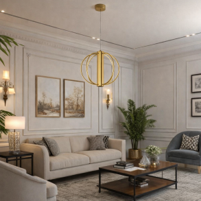 Suspensie Redo Moss LED 20W 3000K, Auriu 01-4426