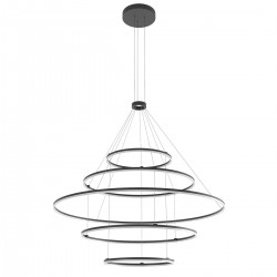 Suspensie Redo Orbit LED 286W 3000K, Negru 01-2250 – TRIAC