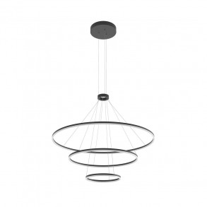 Suspensie Redo Orbit LED 151W 3000K, Negru 01-2244 – TRIAC