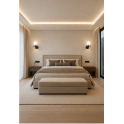 Aplică Redo Talis 1xE14 Negru 01-2641