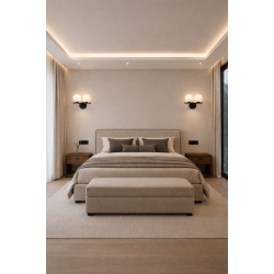 Aplică Redo Talis 2xE14 Negru 01-2643