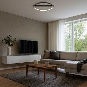 Plafoniera Rabalux Beliza 45 W negru 71344