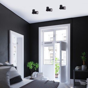 Plafoniera Rabalux Senobia 1x35 W negru 73032