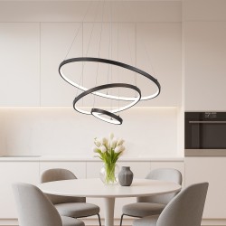 Suspensie Rabalux Seraphiel 90 W negru 72346