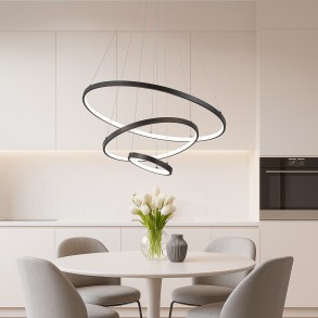 Suspensie Rabalux Seraphiel 90 W negru 72346