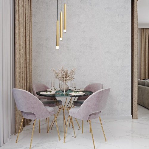 Suspensie Rabalux Ramira 3x5W transparent-auriu 72359