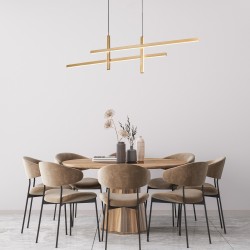 
									Suspensie Rabalux Severine 4x40 W alb-negru-auriu 72366
