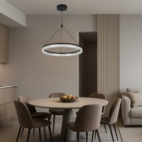 Suspensie Rabalux Seraphiel 24 W negru 72478