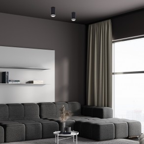 Plafoniera Rabalux Senobia 1x35 W negru 73030