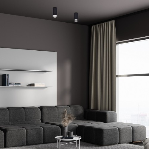 Plafoniera Rabalux Senobia 1x35 W negru 73030