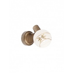 
									Aplica Auris structura din metal alama antica si abajur din sticla 04-449 Smarter