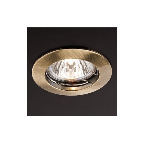Spot incastrabil ELC 146 din zamac culoare alama antica 70238 Smarter