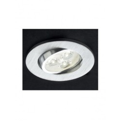 Spot LED incastrat MT 115 70317, 3W, lumina neutra, orientabil, aluminiu