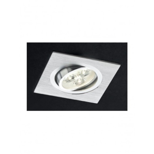 Spot LED incastrat MT 116 70319, 3W, lumina neutra, orientabil, aluminiu