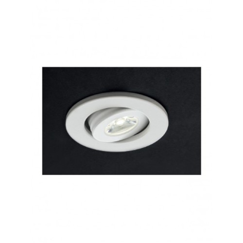 Spot LED incastrat MT 119 70324, 1W, lumina neutra, orientabil, alb mat