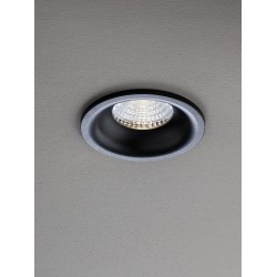 Spot LED incastrat MT 143 70386, 9W, 689 lm, 3000K, negru mat