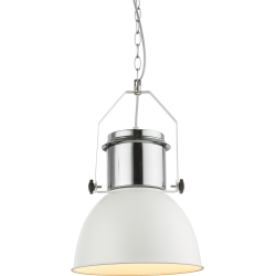 
									Pendul Kutum metal alb/crom E27 15281 Globo