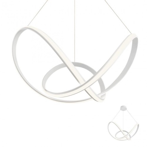 Suspensie Redo Nucleo Alb 01-1784 1x50W 3000K 4150lm Dimabila IP20