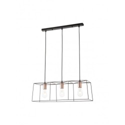 
									Suspensie Sketch structura din metal si elemente metalice finisate cupru 01-1266 Smarter