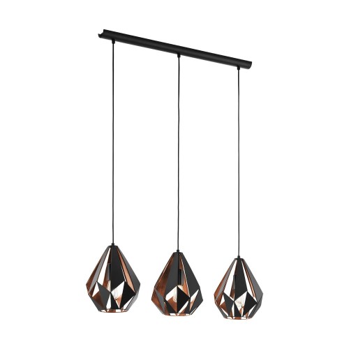 Suspensie vintage CARLTON 1 49991 3X60W EGLO