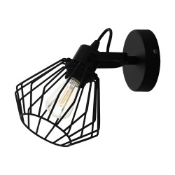 Aplica TABILLANO otel negru 98762 Ø 110 mm EGLO