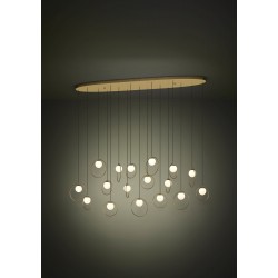 
									PLAFONIERA LED EGLO 390348 PORTOCOLOM 17XLED /3W/230V