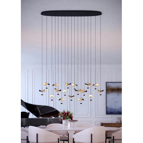 PLAFONIERA LED DIMABILA EGLO 390343 DRACERA 17XLED /2.3W/230V