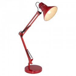 
									Lampa de birou cu prindere clema metal rosu- negru 28049R CHIFA