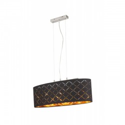 Suspensie nichel mat,textil negru auriu metalizat 15229H2 CLARKE
