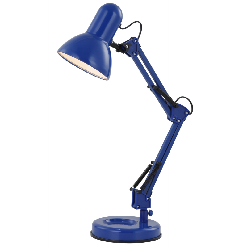 Lampă de birou albastru plastic 24883 FAMOUS
