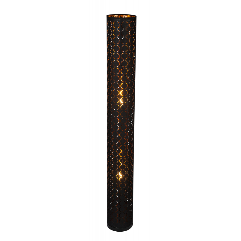 Lampadar metal negru textil negru 15329S HARALD Globo