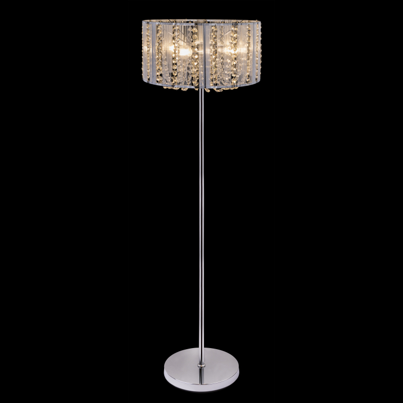 Lampadar modern metal lucios/cristale 15091S WALLA