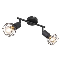 Spot bara metal negru 54802S-2 XARA I