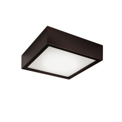 Plafoniera Lamkur pentru interior,finisaj lemn de pin wenge si sticla 32696 Lamkur