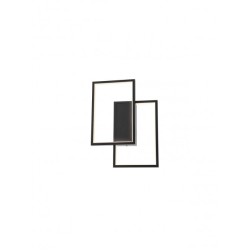 Plafoniera LED Plana 01-2306, 30W,1950lm,lumina calda,dimabila,negru mat