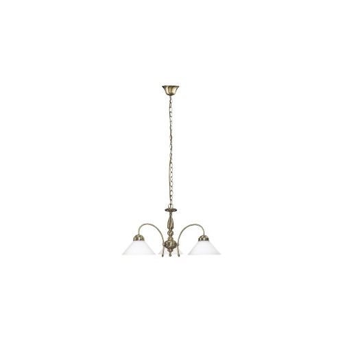 CANDELABRU CLASIC CU ABAJUR DIN STICLA ALBA MARIAN 2703 RABALUX