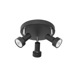 PLAFONIERA METAL NEGRU KONRAD 5324 INDUSTRIAL&NORDIC RABALUX