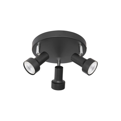 PLAFONIERA METAL NEGRU KONRAD 5324 INDUSTRIAL&NORDIC RABALUX