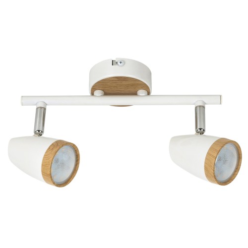 PLAFONIERA METAL ALB CU ABAJUR DIN PLASTIC ALB KAREN 5565 INDUSTRIAL&NORDIC RABALUX
