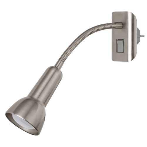 LAMPA FLEXIBILA CU INTRERUPATOR DIN METAL /CROM SATIN ANJA 5672 RABALUX