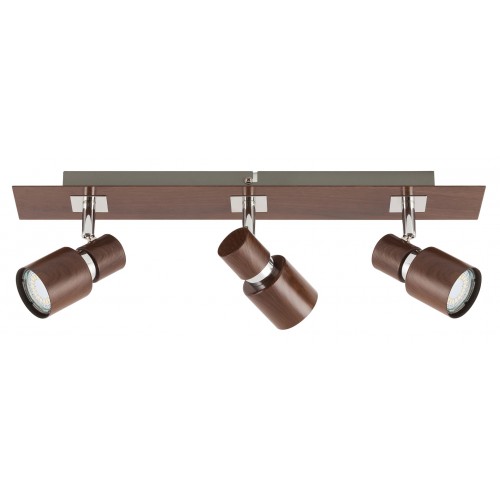 Lampa spot cu trei elemente metal wenge MERKUR 6007 RABALUX