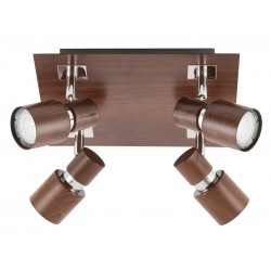 Plafoniera cu patru elemente metal wenge MERKUR 6008 RABALUX