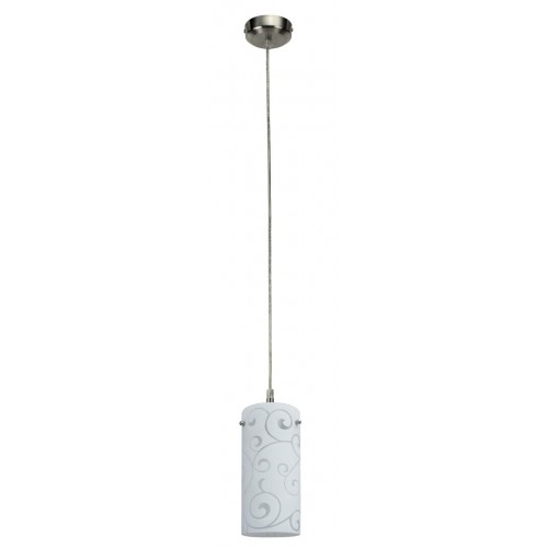 PENDUL CU STRUCTURA METALICA SI ABAJUR DE STICLA HARMONY LUX 6391