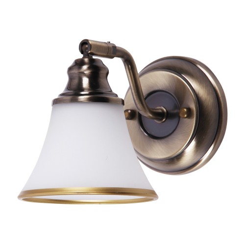 LAMPA DE PERETE BRONZ CU ABAJUR DE STICLA GRANDO 6545 RABALUX