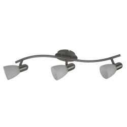 
									LAMPA SPOT CU TREI ELEMENTE METAL CROMAT SI ABAJUR CU MODEL ALB HARMONY LUX 6637 RABALUX