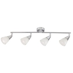 LAMPA SPOT CU PATRU ELEMENTE STRUCTURA METAL CROMAT NICOLETTE 6770 RABALUX