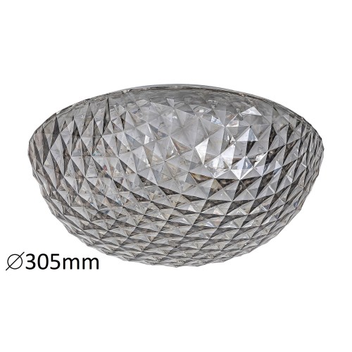 Plafoniera LED metal gri/acril JILLIAN 6966 RABALUX