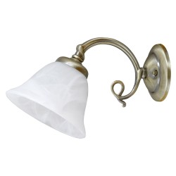 LAMPA DE PERETE PENTRU INETRIOR BRONZ CU ABAJUR DIN STICLA BECKWORTH 7131 RABALUX