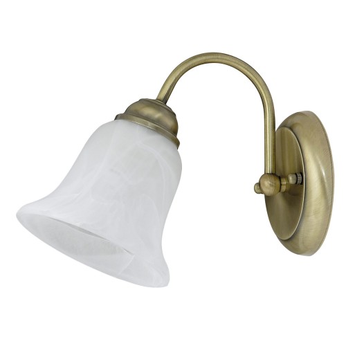 LAMPA DE PERETE PENTRU INTERIOR BRONZ CU ABAJUR DIN STICLA FRANCESCA 7371 RABALUX