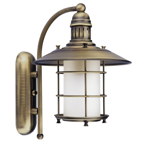 LAMPA DE PERETE PENTRU INTERIOR BRONZ CU ABAJUR DIN STICLA ALB SUDAN 7991 RABALUX